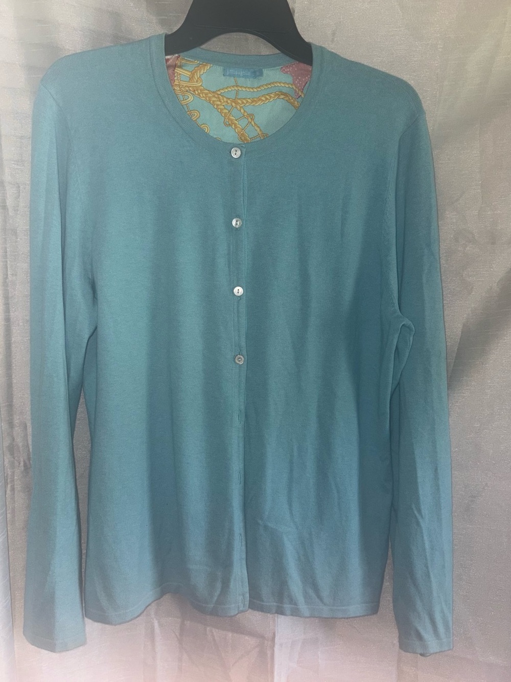 Light Blue J.McLaughlin Button Front Cardigan